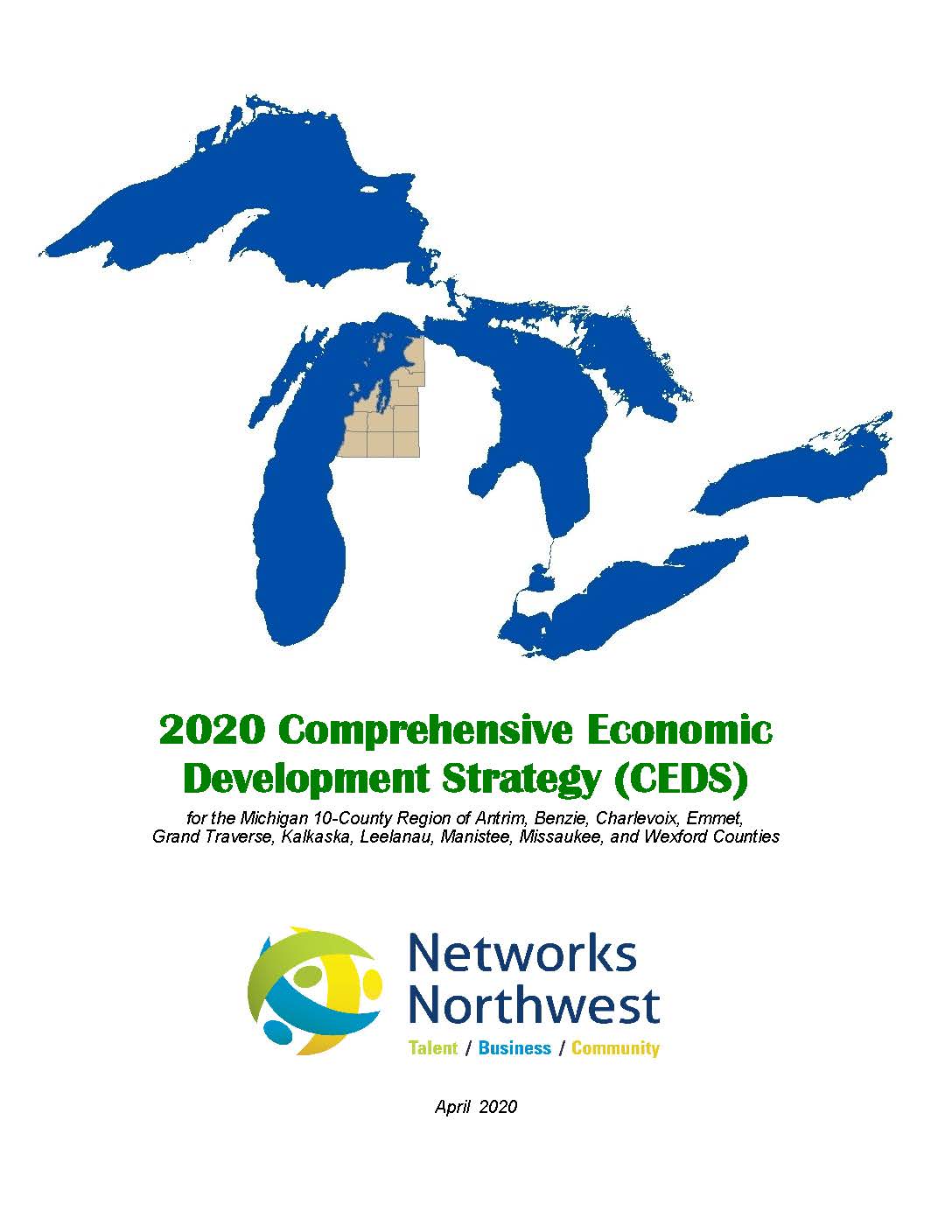 Cover of 2020 comprehensive economic development strategy