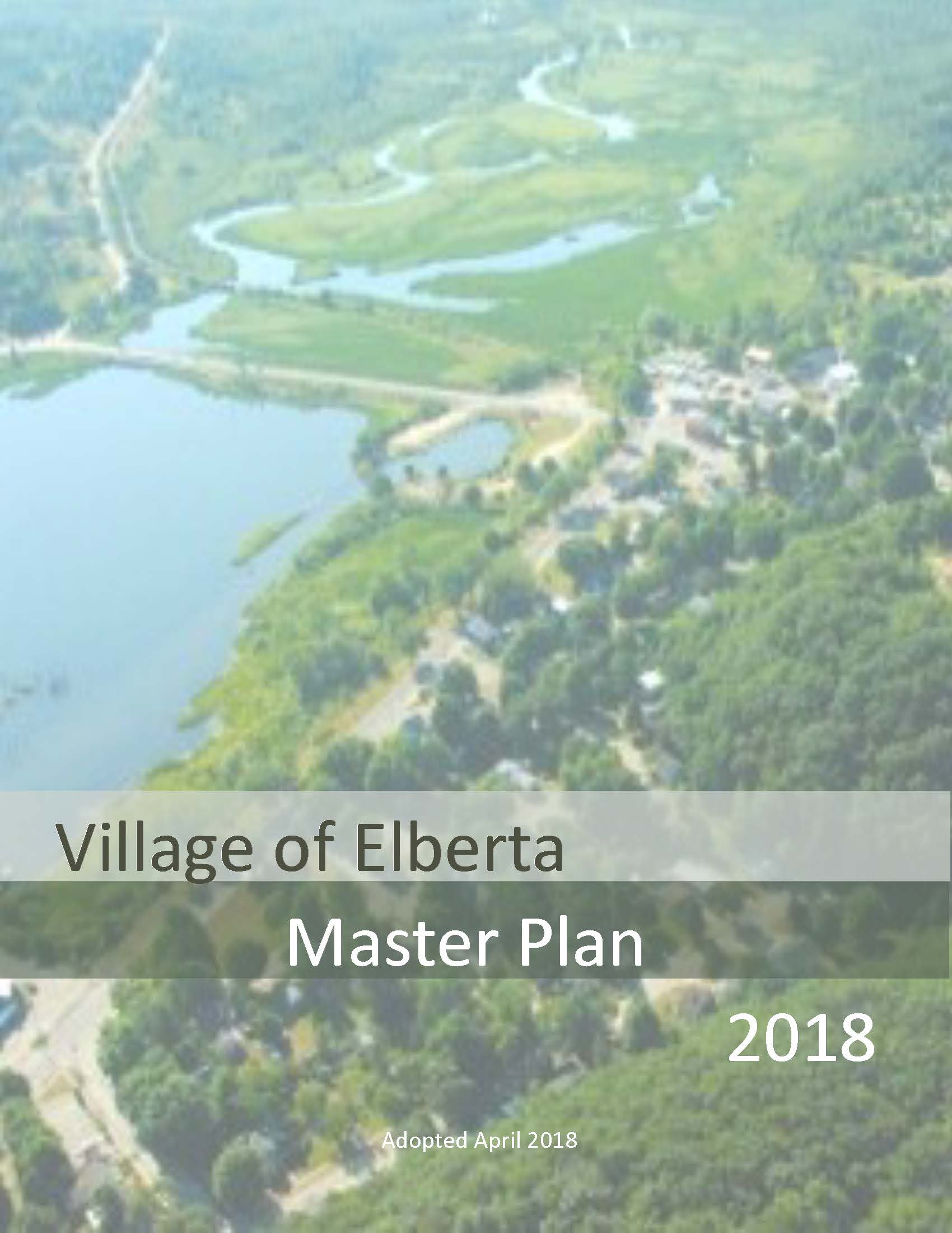 Cover of Village of Elberta master plan